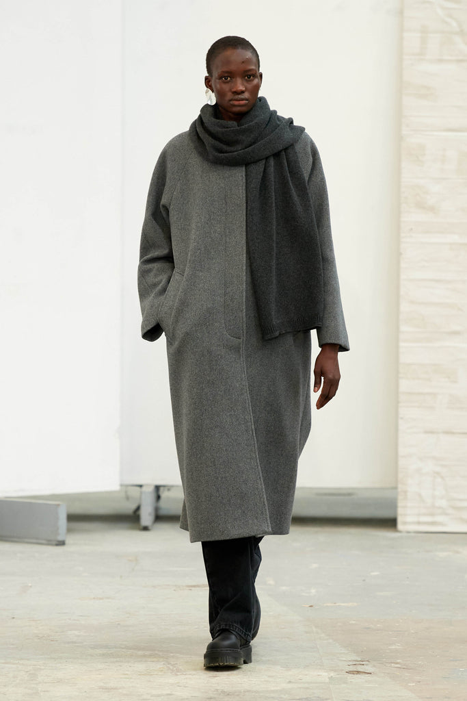 Mary Coat | Grey Structure - Skjønn Concept Store