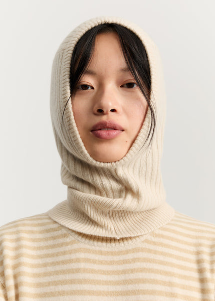 Masao Balaclava Pure Cashmere | Pure Ecru - Skjønn Concept Store