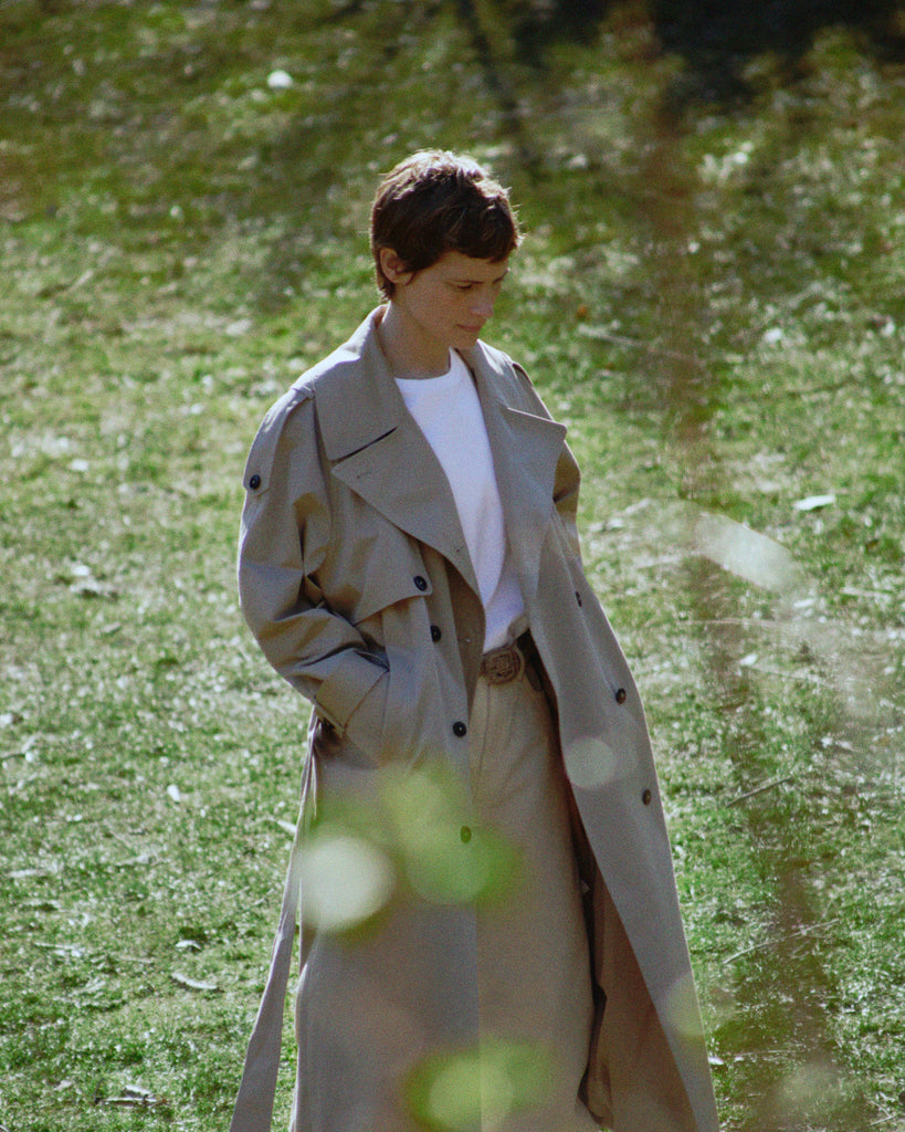 Masha Trenchcoat | Stone Moss - Skjønn Concept Store