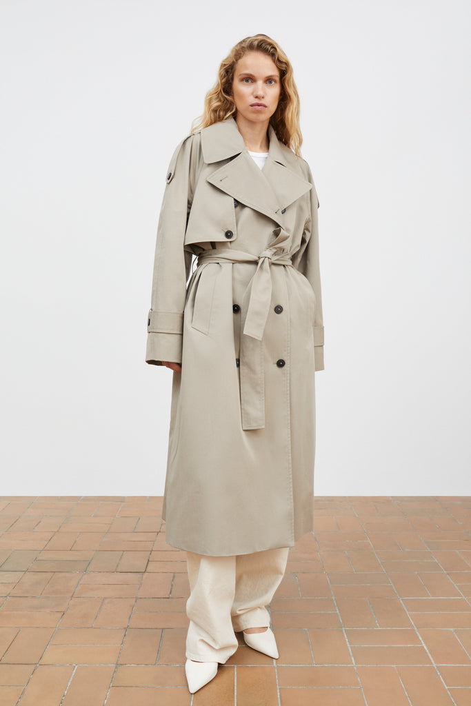 Masha Trenchcoat | Stone Moss - Skjønn Concept Store