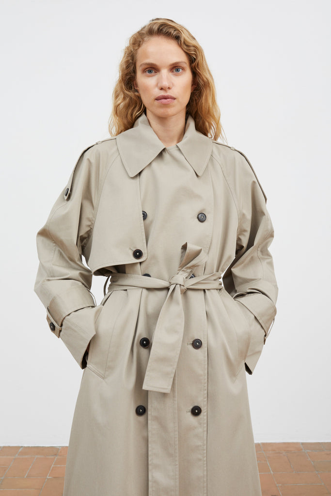 Masha Trenchcoat | Stone Moss - Skjønn Concept Store
