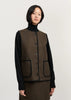 Meha Vest Loden | Pure Dark Brown - Skjønn Concept Store
