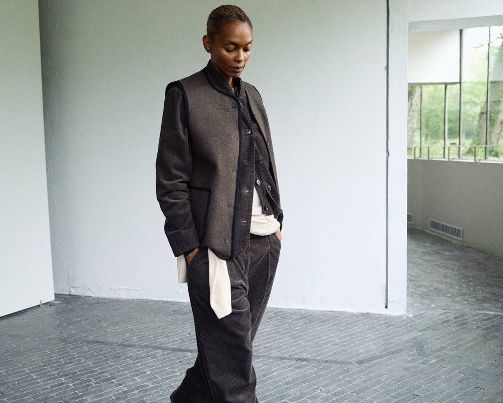 Meha Vest Loden | Pure Dark Brown - Skjønn Concept Store