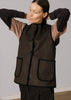 Meha Vest Loden | Pure Dark Brown - Skjønn Concept Store