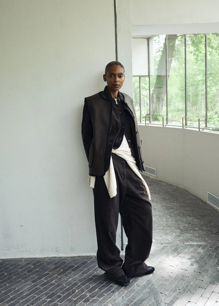 Meha Vest Loden | Pure Dark Brown - Skjønn Concept Store