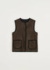 Meha Vest Loden | Pure Dark Brown - Skjønn Concept Store