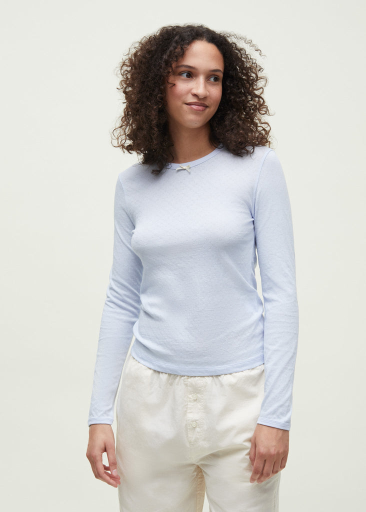 Messhu Long Sleeve | Light Blue - Skjønn Concept Store