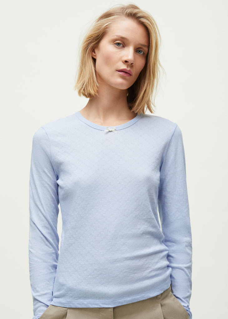 Messhu Long Sleeve | Light Blue - Skjønn Concept Store