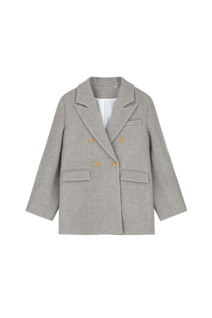 Mick Blazer | Warm Grey Twill - Skjønn Concept Store