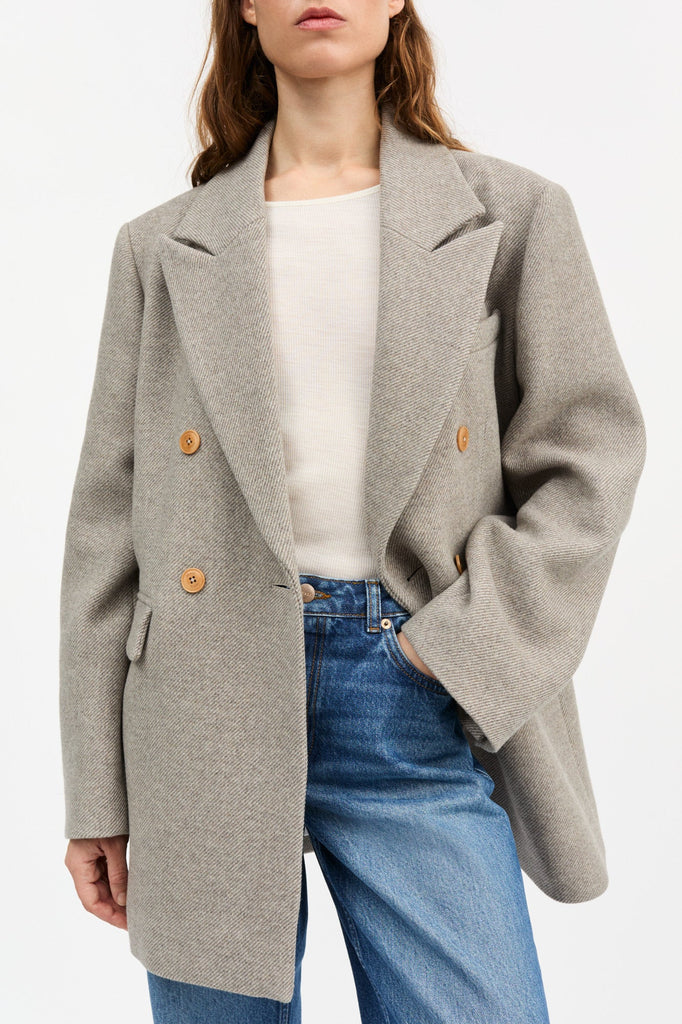 Mick Blazer | Warm Grey Twill - Skjønn Concept Store