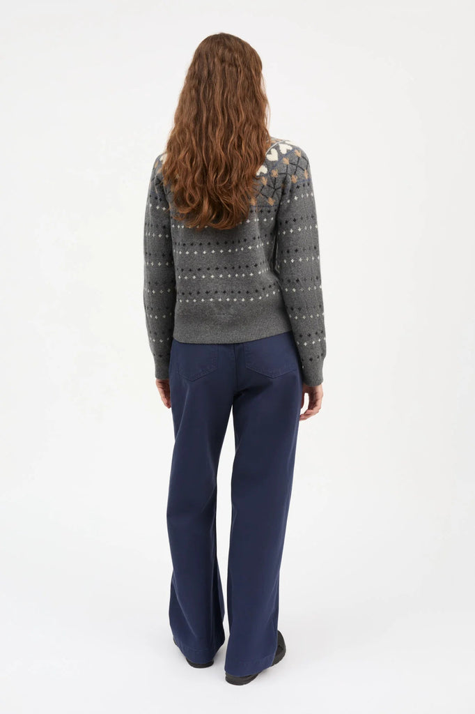 Misty Jumper | Grey Jaquard - Skjønn Concept Store