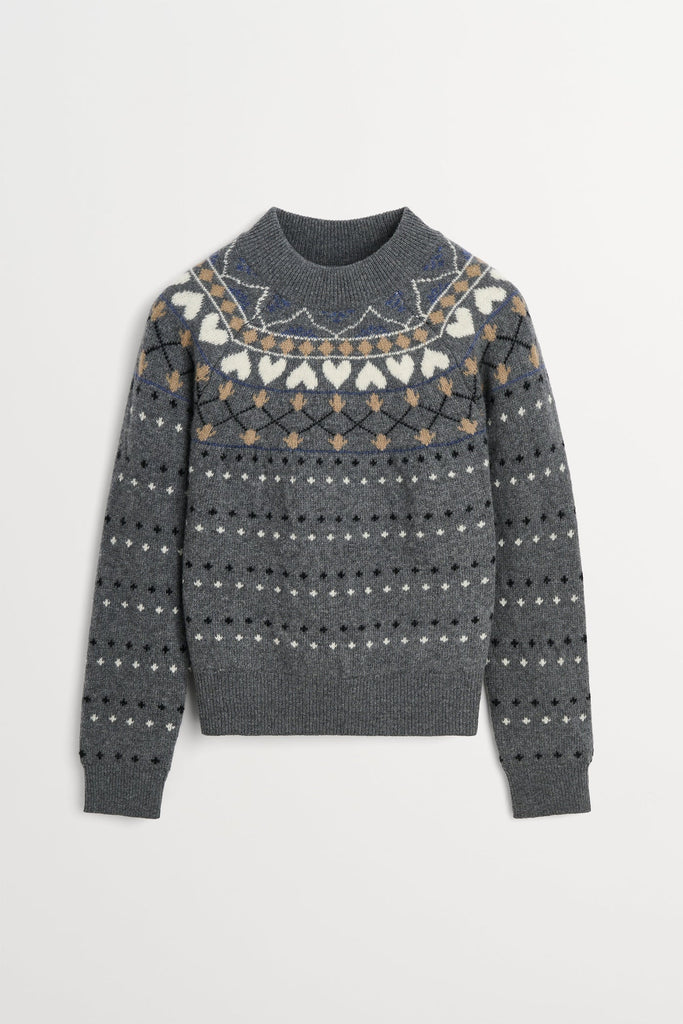 Misty Jumper | Grey Jaquard - Skjønn Concept Store