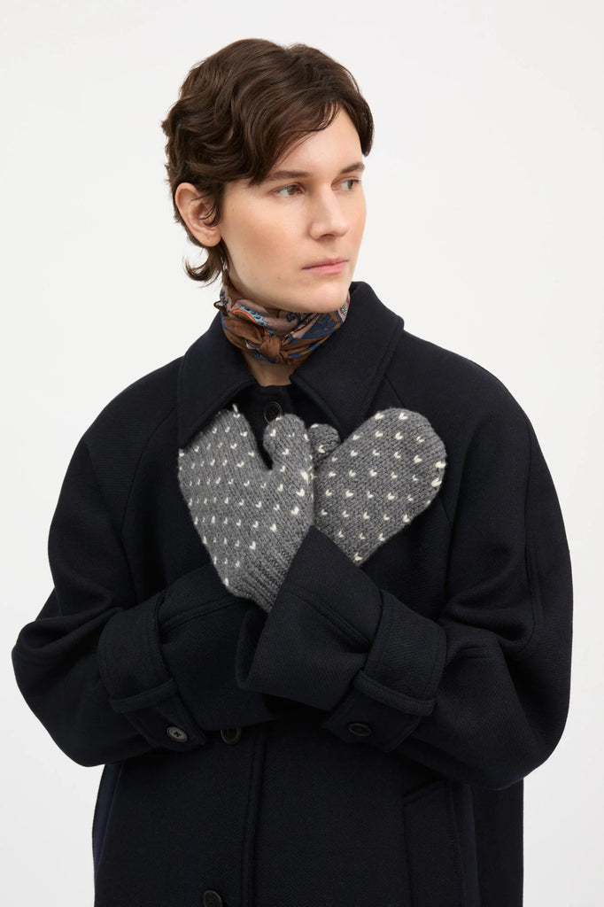 Misty Mittens | Grey Jaquard - Skjønn Concept Store