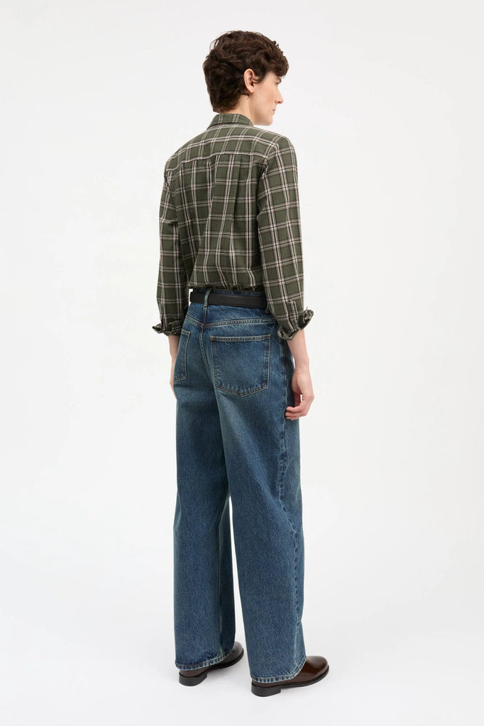 Nico Shirt | Green/White Check - Skjønn Concept Store