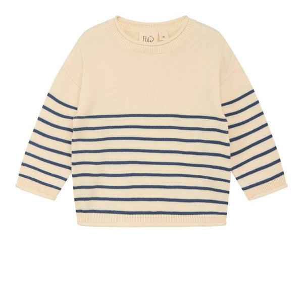 Noah Sweater | Navy Midnight/Warm Cotton - Skjønn Concept Store