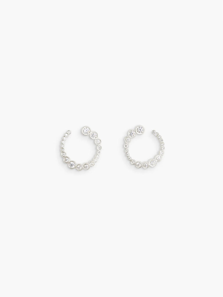 Odette Spiral Earrings | Silver - Skjønn Concept Store