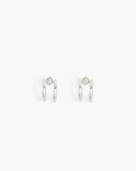 Odile Hoops | Silver - Skjønn Concept Store
