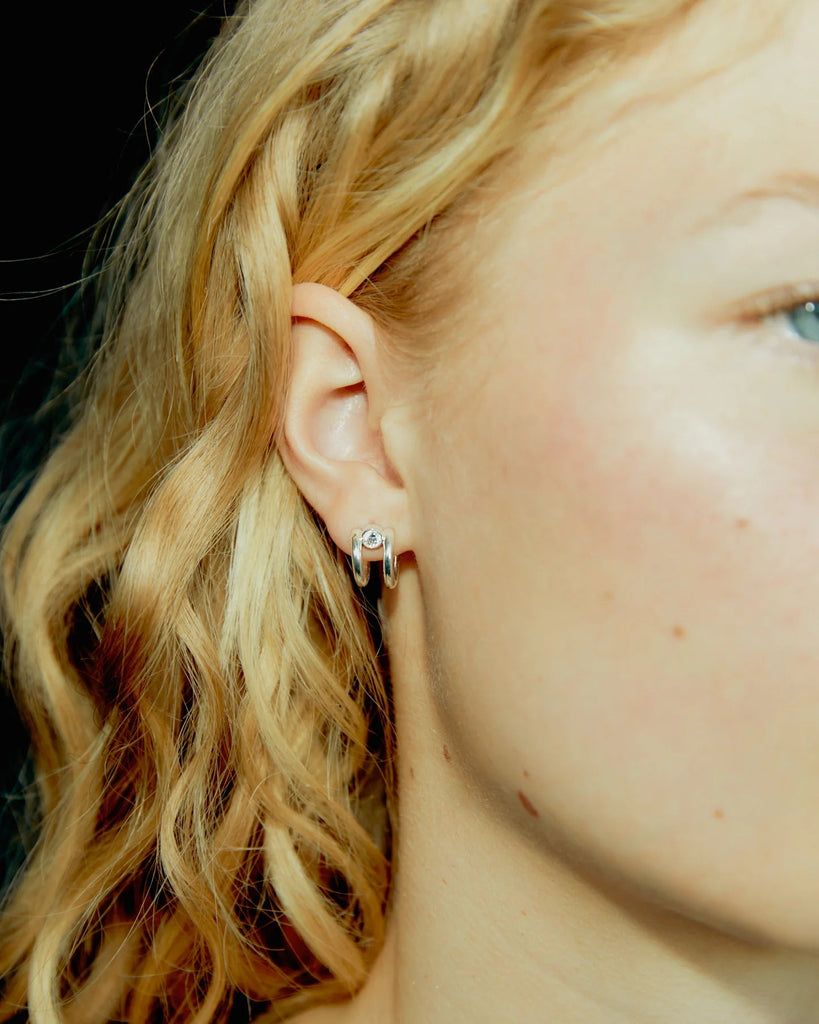 Odile Hoops | Silver - Skjønn Concept Store