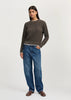 Orenda Sweater Lama Wool | Pure Smokey Brown - Skjønn Concept Store