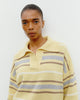 Paul V - Neck Jumper | Yellow/Grey Stripe - Skjønn Concept Store