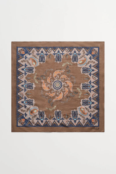Pippa Scarf | Brown Paisley - Skjønn Concept Store