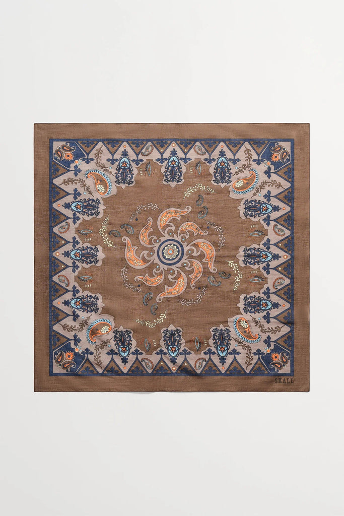 Pippa Scarf | Brown Paisley - Skjønn Concept Store