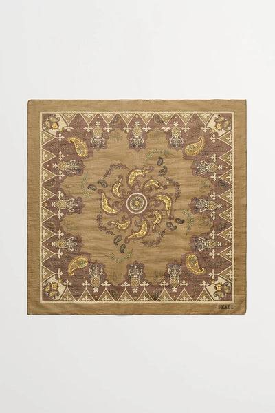 Pippa Scarf | Khaki Paisley - Skjønn Concept Store