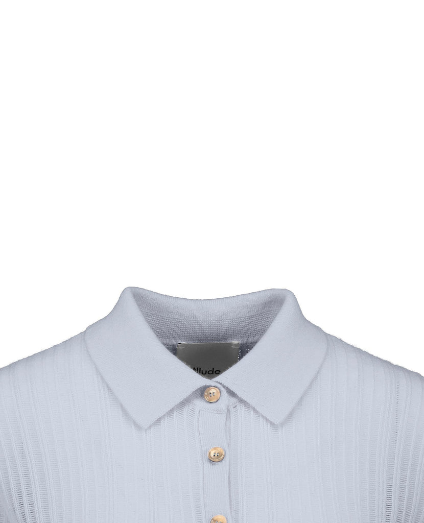 Poloneck Sweater 1/2 | Light Blue - Skjønn Concept Store