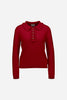 Pooneck Sweater L/S | Red - Skjønn Concept Store