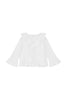 Rimini Flounce Blouse | Optic White - Skjønn Concept Store