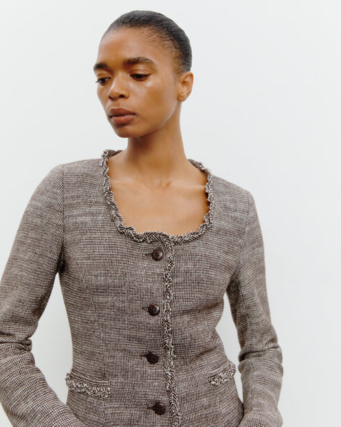 Rosa Jacket | Brown/Ecru - Skjønn Concept Store