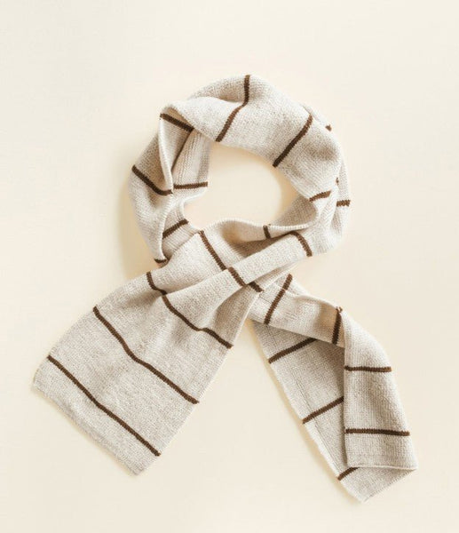 Scarf Igor | Cream/Mocha - Skjønn Concept Store