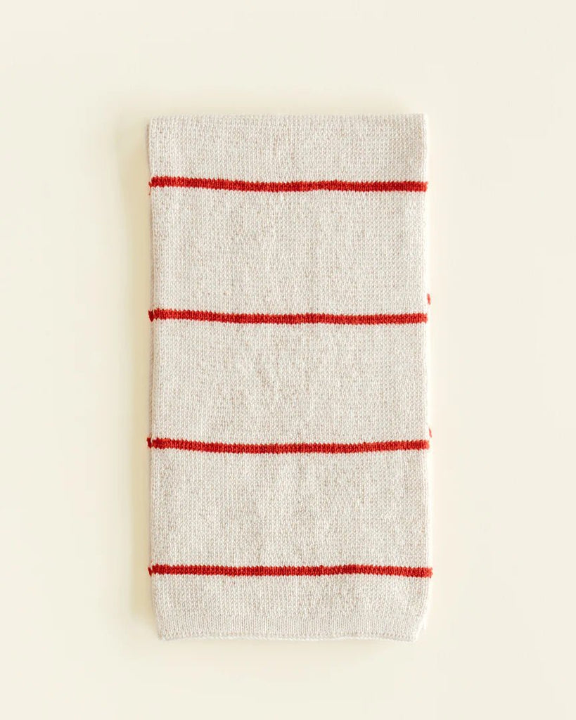 Scarf Igor | Cream/Red - Skjønn Concept Store