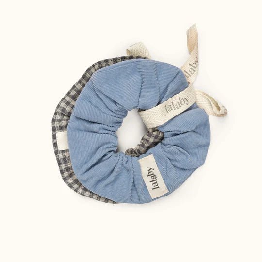 Scrunchie 2 - Pack | Space/Forest Check - Skjønn Concept Store