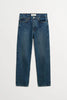 Sharon Straight Jeans | Washed Dark Blue - Skjønn Concept Store