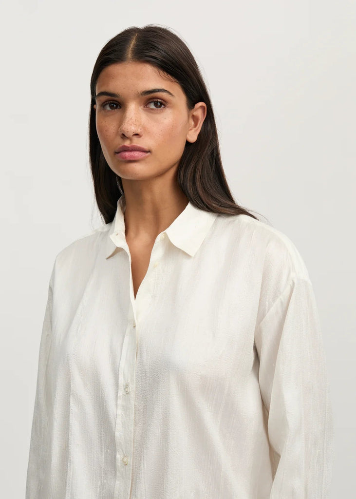 Shirt Recycled Silk | Pure Ecru - Skjønn Concept Store