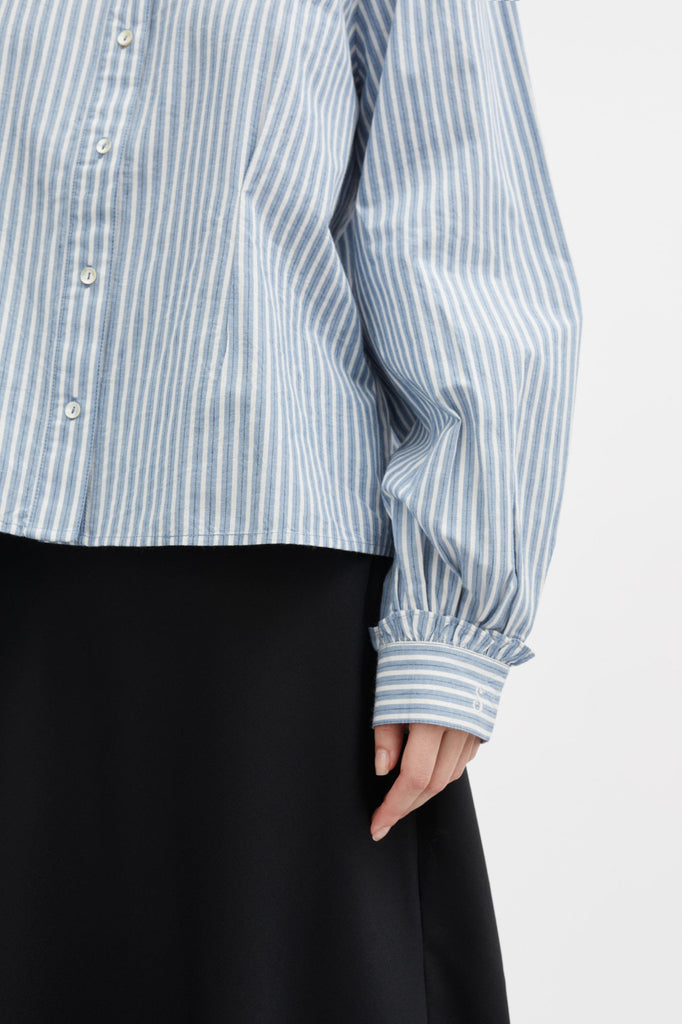 Simone Shirt | Blue Stripe - Skjønn Concept Store