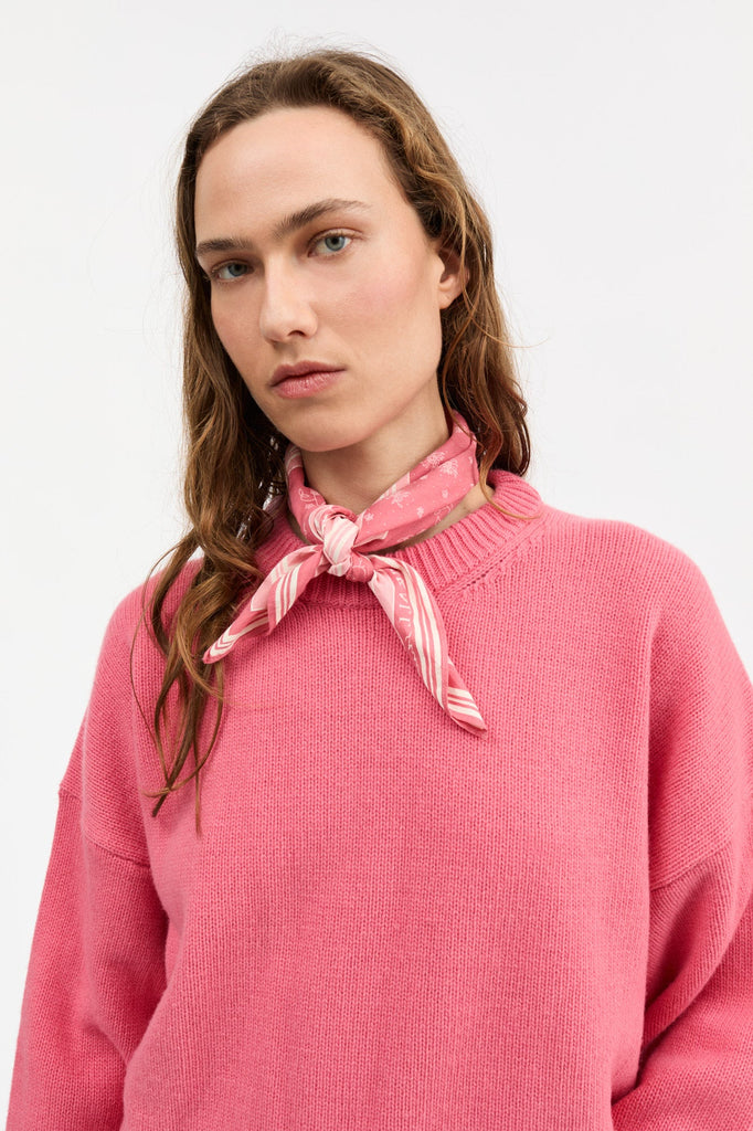 Skall Classic Scarf 55x55 | Hot Pink - Skjønn Concept Store