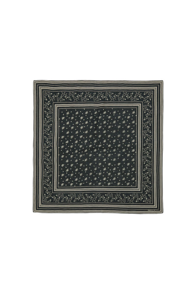 Skall Classic Scarf 90x90 | Black/Oatmeal - Skjønn Concept Store