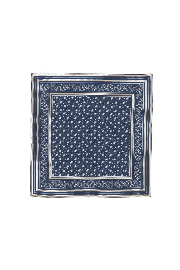 Skall Classic Scarf 90x90 | Dark Navy - Skjønn Concept Store