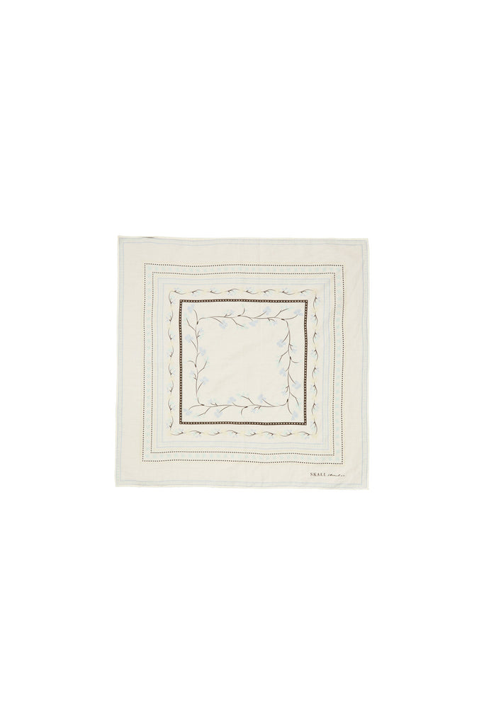 Skall Floral Scarf 55x55 | Offwhite - Skjønn Concept Store