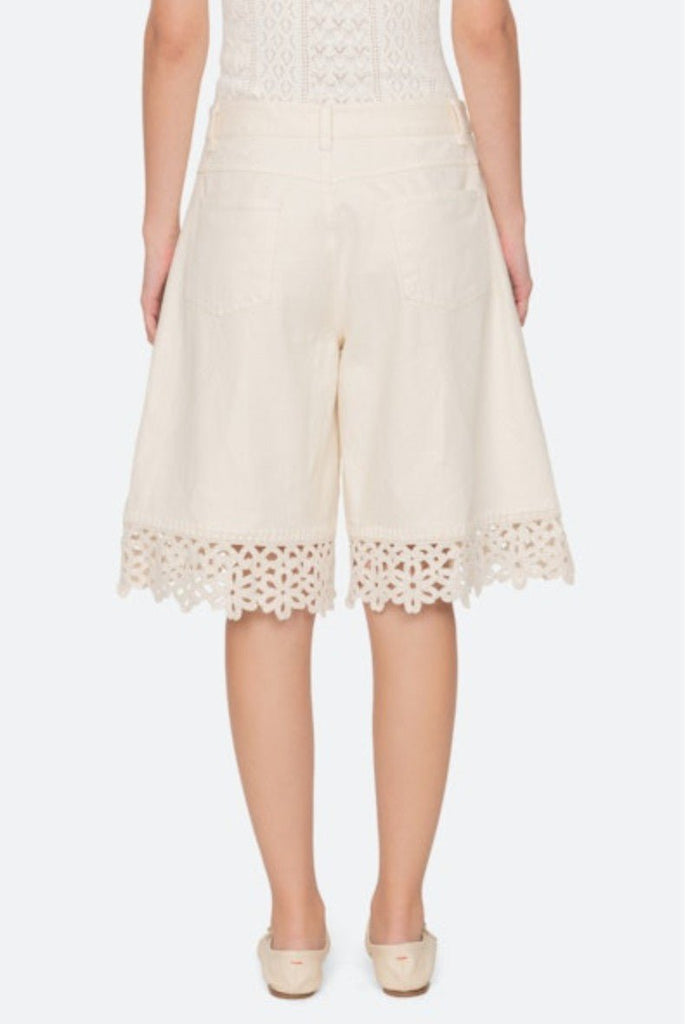 Stasia Denim Jean Capris | Cream - Skjønn Concept Store