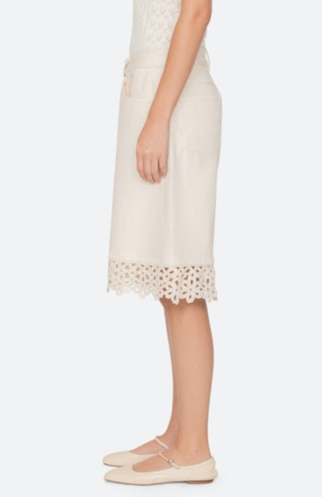 Stasia Denim Jean Capris | Cream - Skjønn Concept Store