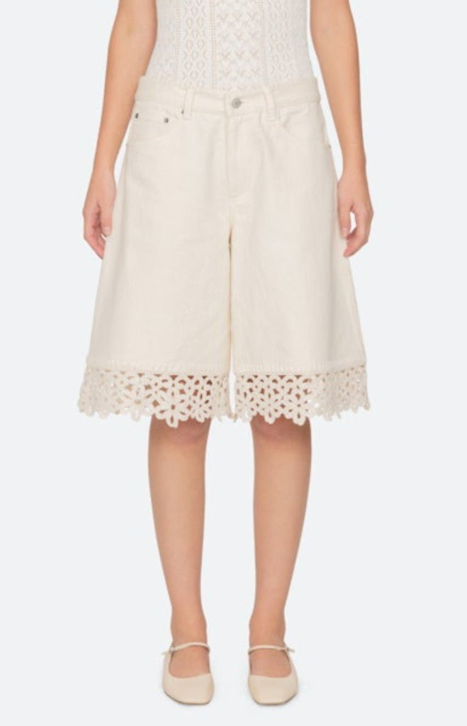 Stasia Denim Jean Capris | Cream - Skjønn Concept Store