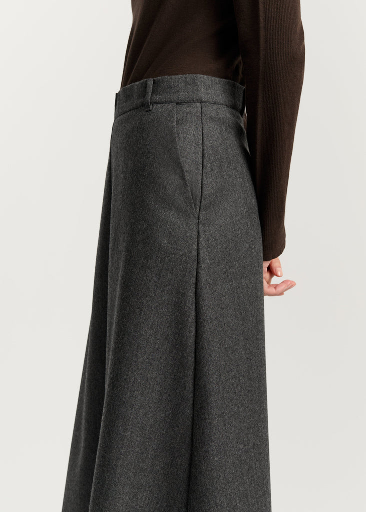 Stella Skirt Fine Wool | Dark Grey - Skjønn Concept Store