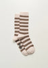 Striped Cashmere Socks | Mix Beige - Skjønn Concept Store