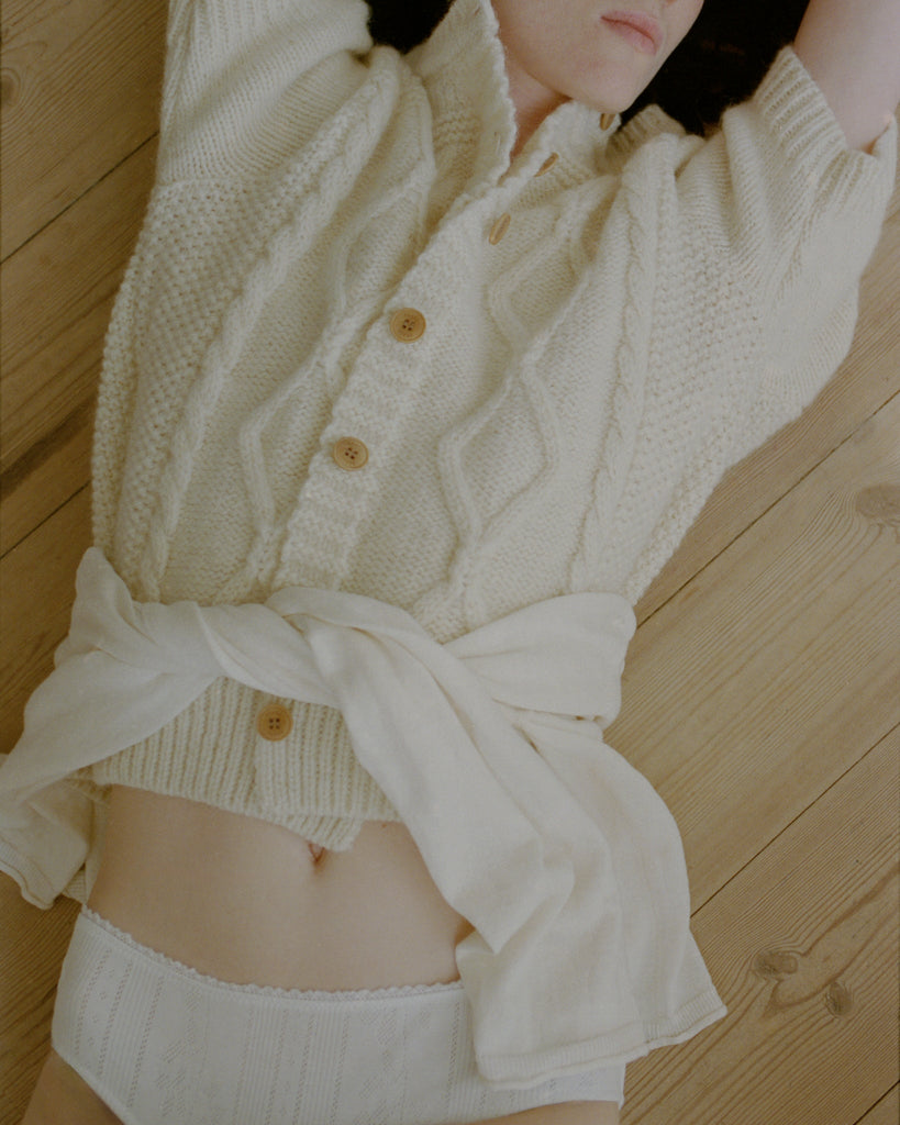 Svea Cardigan | Off White - Skjønn Concept Store