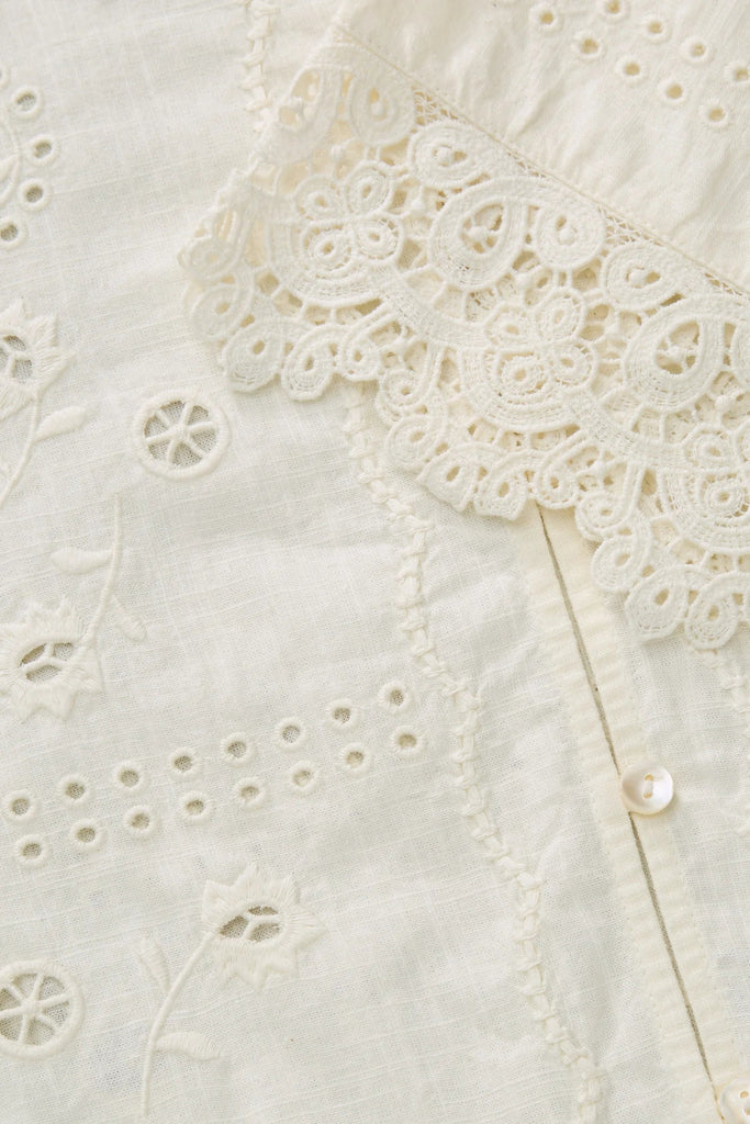 Talia Shirt | Antique White - Skjønn Concept Store