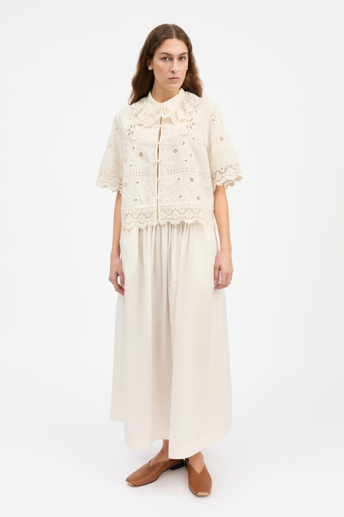 Talia Shirt | Antique White - Skjønn Concept Store