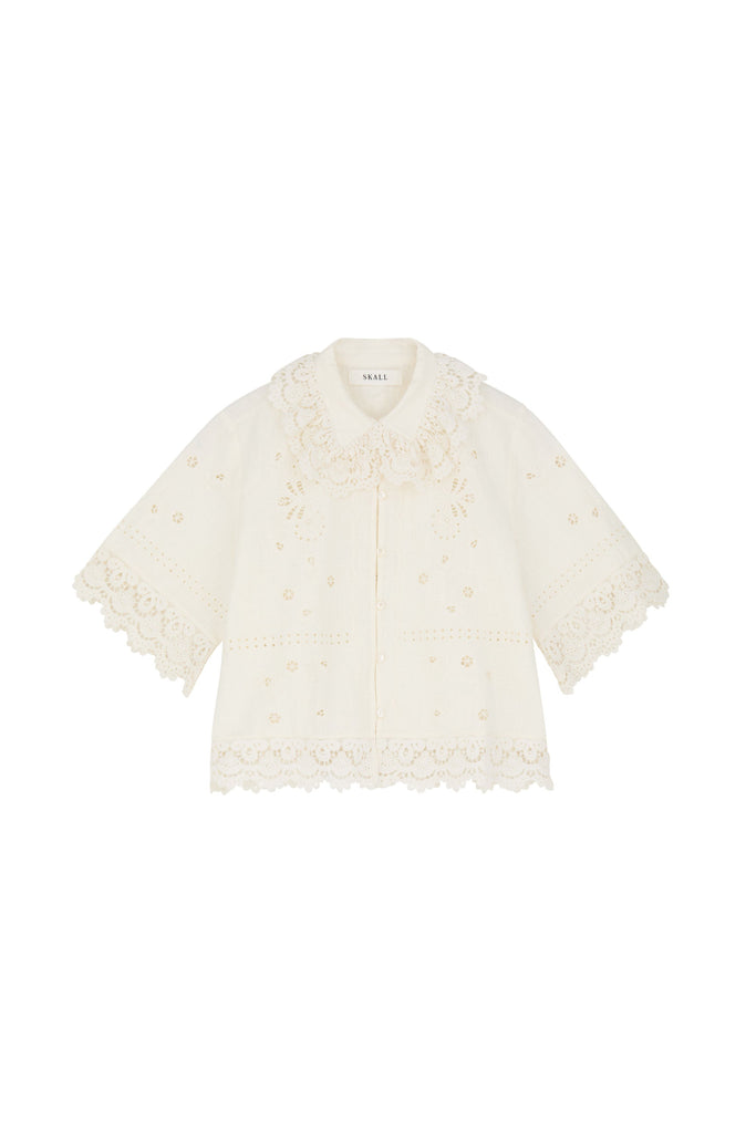 Talia Shirt | Antique White - Skjønn Concept Store
